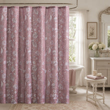 Kate Aurora Shabby Chic Floral Garden Fabric Shower Curtain - Standard Size