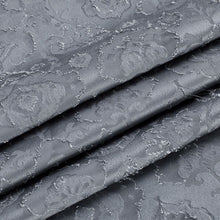 Kate Aurora Regency Collection Raised Jacquard Damask Fabric Tablecloth - 54 in. W x 84 in. L (6-8 Chairs), Slate Gray