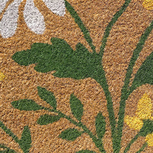 Kate Aurora Butterflies & Sunflowers Bristled Coir Outdoor Welcome Mat - 18"x30"
