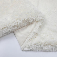 Kate Aurora Regal Luxe Oversized Ultra Soft & Fuzzy Lined Accent Throw Blanket - 50 in. W x 70 in. L - Beige