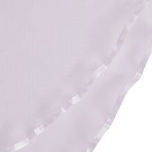 Kate Aurora Living Double Layered Sheer Rod Pocket Ascot Window Valances - 55 in. W x 24 in. L, Lilac