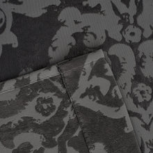 Kate Aurora Living 2 Pack Delaney Room Darkening Damask Print Grommet Curtain - 52 in. W x 84 in. L, Gray