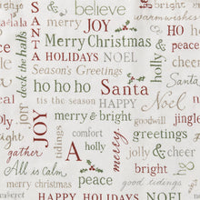 Kate Aurora Christmas Holiday Collage Shabby Chic Lightweight Fabric Shower Curtain