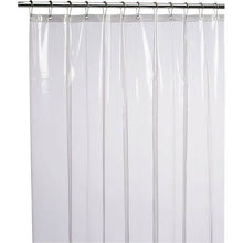 Kate Aurora Hotel Heavy Duty 10 Gauge Vinyl Shower Curtain Liners - Super Clear 72" x 72" Standard Shower Curtain Liner