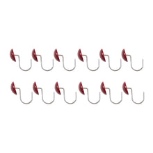 Kate Aurora Tis' The Season Holiday Christmas Plaid Fabric Shower Curtain With 12 Matching Hooks