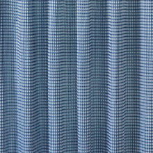 Hotel Collection Premium Waffle Weave Fabric Shower Curtain by Kate Aurora - Navy