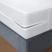 GoodGram Basics® Disposable Lightweight Zippered Breathable Fabric Mattress Protector & Dust Mite Barrier For Hotels & Vacati