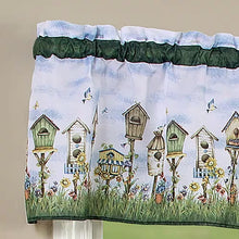 GoodGram Home Sweet Home Complete 3 Piece Kitchen Curtain Set - 58 in. W x 24 in. L