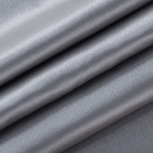 Kate Aurora Ultra Lux Faux Silk Regency Crinkle Rod Pocket Semi Sheer Single Curtain Panel - 52 in. W x 84 in. L, Silver
