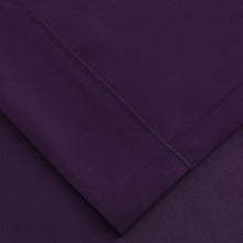 Kate Aurora 100% Thermal Blackout Bath & Kitchen Window Curtains - 50 in. W x 63 in. L, Purple
