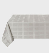 Kate Aurora Plaid & Tartan Stain Resistant & Spill-Proof Fabric Tablecloth - 10-12 Chairs, Gray