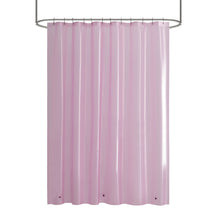 Kate Aurora Transparent Pastel 6 Gauge Hotel Non-Toxic Odor Free PEVA Shower Curtain Liner - Mold & Mildew Resistant - Purple