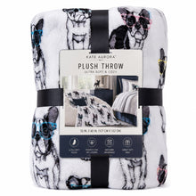 Kate Aurora French Bulldogs In Glasses Ultra Soft & Plush Accent Throw Blanket - 50 in. x 60 in.