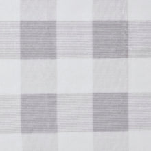 Kate Aurora Oversized Gray & White Plaid Farmhouse Accent Throw Blanket - 50"x70"