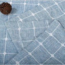 Kate Aurora Country Farmhouse Baby Blue Buffalo Plaid Rod Pocket Window Valance - 52 in. W x 15 in. L