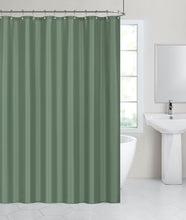 Kate Aurora Living Hotel Collection Mold & Mildew Resistant Fabric Shower Curtain - Green