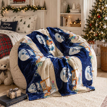 Kate Aurora Christmas Night Santa Ultra Soft & Plush Luxurious Accent Throw Blanket - 50 in. W x 60 in. L
