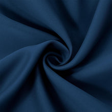 Kate Aurora 100% Thermal Blackout Bath & Kitchen Window Curtains - 50 in. W x 45 in. L, Navy