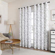 Kate Aurora Bradenton 1 Piece Grommet Top Light Filtering Paisley Floral Window Curtain Panel