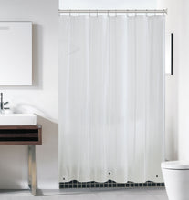 GoodGram® Basic PEVA Non-Toxic, Mold & Mildew Resistant Lightweight Vinyl Shower Liner - Frosted Clear