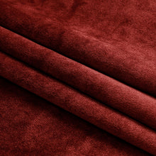 Kate Aurora Royal Living 2 Pack Beaded Tassel Trimmed Rod Pocket Velvet Window Valances - Burgundy