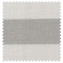 Kate Aurora 2 Piece Metallic Woven Cabana Striped Sheer Grommet Window Curtain Panels