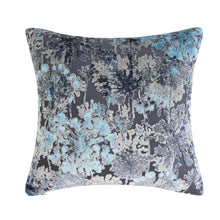 Kate Aurora 1 Piece Jacobean Floral Chenille Ultra Plush & Fluffy 18"x 18" Filled Accent Throw Pillow With Removable Shell/Co