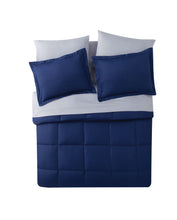 Kate Aurora Living Goose Down Alternative Bed in a Bag Complete Comforter Set - Full, Blue