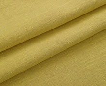 Kate Aurora Oversized Grommet Top Solid Color Window Valance - 50 in. W x 18 in. L, Yellow