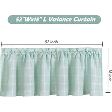 Kate Aurora 3 Piece Claire Embroidered Cafe Rod Pocket Kitchen Curtain Tier & Valance Set - Aqua