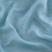 Kate Aurora 2 Pack Semi Sheer Linen Blend Grommet Top Window Curtains - 52 in. W x 84 in. L, Blue
