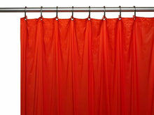 Kate Aurora Hotel Heavy Duty 10 Gauge Vinyl Shower Curtain Liners - Red 72" x 72" Standard Shower Curtain Liner