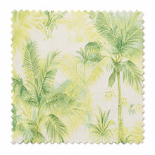 Kate Aurora Tropical Palms Retreat Fabric Shower Curtain - Standard Size