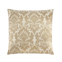 Kate Aurora Cleopatra Damask Embossed 18" X 18" Filled Accent Throw Pillow