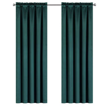 Kate Aurora 6 Piece Maison Estate Collection Semi Sheer Window Curtains & Beaded Valance Set - Christmas Green