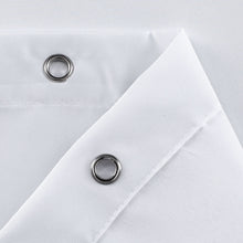 GoodGram Hotel Collection Fabric Shower Curtain Liners With Reinforced Hook Holes - White