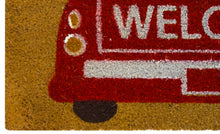 Kate Aurora Fall Harvest Welcome Pumpkin Truck Bristled Outdoor Welcome Mat - 18"x30"