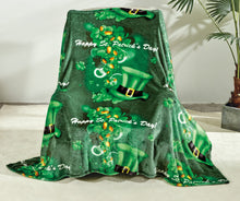 Kate Aurora St. Patrick's Day Shamrock Ultra Soft & Plush Oversized Accent Throw Blanket - 50 In W X 70 In. L