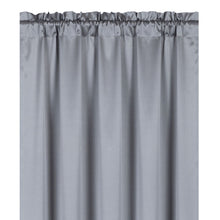 Kate Aurora 7 Piece Hampton Elegance Sheer Curtain Panels & Beaded Valances Set - Silver White