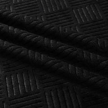 Kate Aurora Ultra Soft & Plush Hypoallergenic Boston Geo Accent Fleece Throw Blanket - 50" x 60" - Black