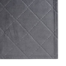 Kate Aurora Ultra Plush Contemporary Geometric Hypoellergenic Accent Throw Blanket - 50 in. W x 60 in. L - Charcoal