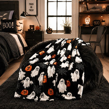 Kate Aurora Halloween Friends Ultra Soft & Plush Accent Throw Blanket