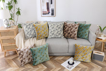 Kate Aurora 1 Piece Nolita Argyle Raised Chenille Ultra Plush & Fluffy 18"x 18" Filled Accent Throw Pillow With Removable Zip