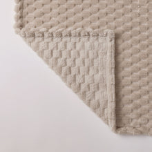 Kate Aurora Leylani Ultra Soft & Plush Luxurious Accent Throw Blanket - 50 in. W x 60 in. L - Linen