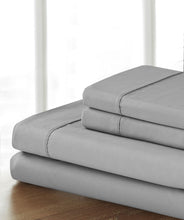 Kate Aurora Hotel Living Ultra Soft Microfiber Hypoallergenic Sheet Sets - Gray, Twin