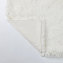 Kate Aurora Regal Luxe Oversized Ultra Soft & Fuzzy Lined Accent Throw Blanket - 50 in. W x 70 in. L - Beige