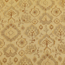 Kate Aurora Regency Collection Raised Jacquard Damask Fabric Tablecloth - 54 in. W x 84 in. L (6-8 Chairs), Gold