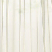 GoodGram Sheer Elegance Voile Door Panel, 56 By 72-inch, Beige - 56 in. W x 72 in. L