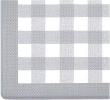 Kate Aurora Country Farmhouse Gray & White Oversized Premium Anti Fatigue Memory Foam Kitchen Floor Mat - 18" (W) x 30" (L)