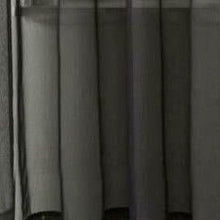 GoodGram Basic Home Grommet Top Sheer Single Window Curtain - 52 in. W x 63 in. L, Black